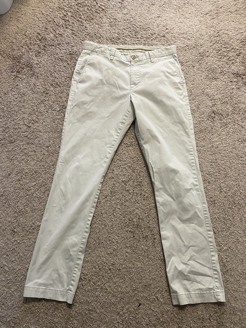 Tommy Bahama Pants Mens 33x30 Beige Chino Straight Leg Stretch Casual Pockets
